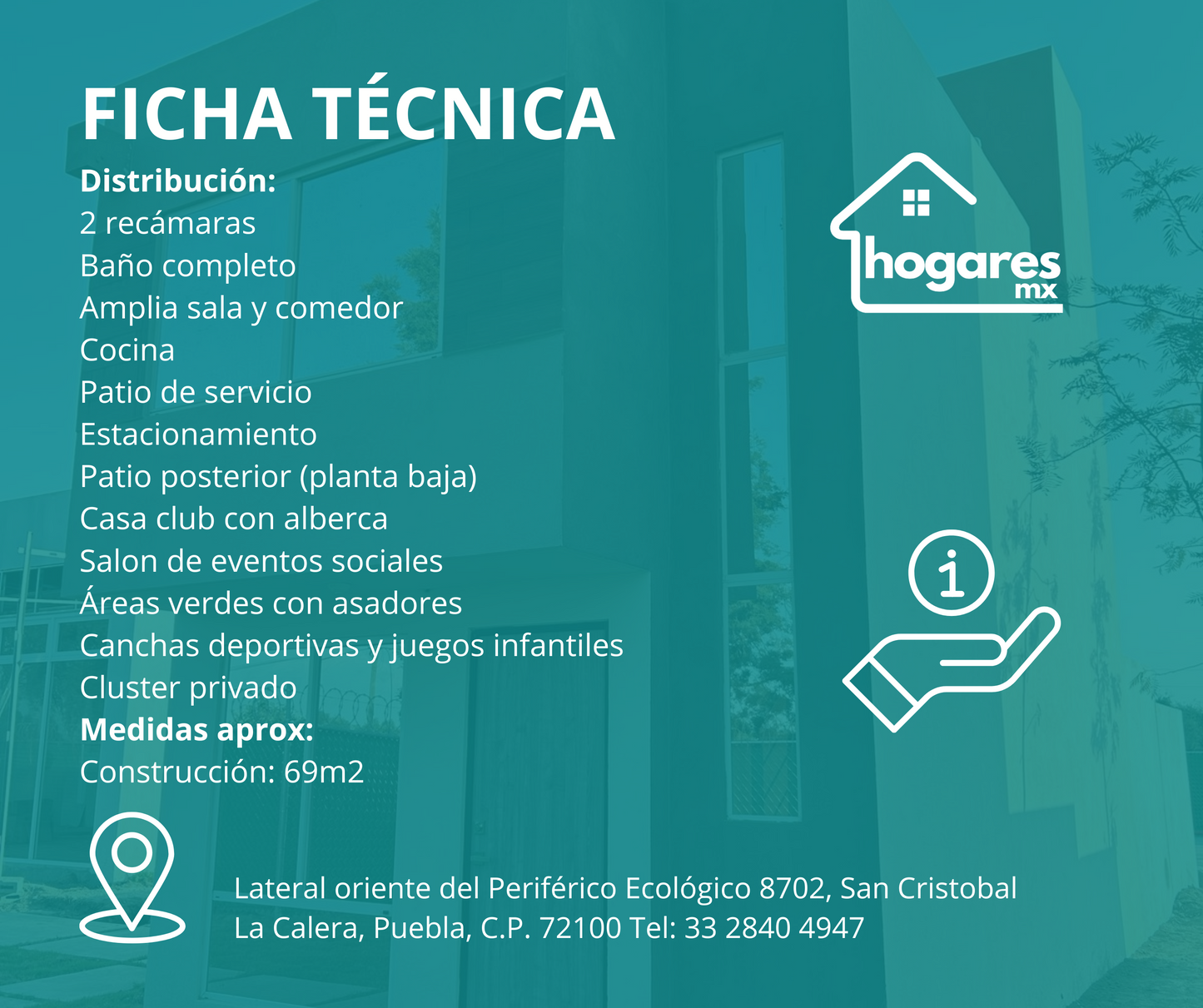 Departamentos en La Calera, Puebla | 3 Recámaras | INFONAVIT FOVISSSTE