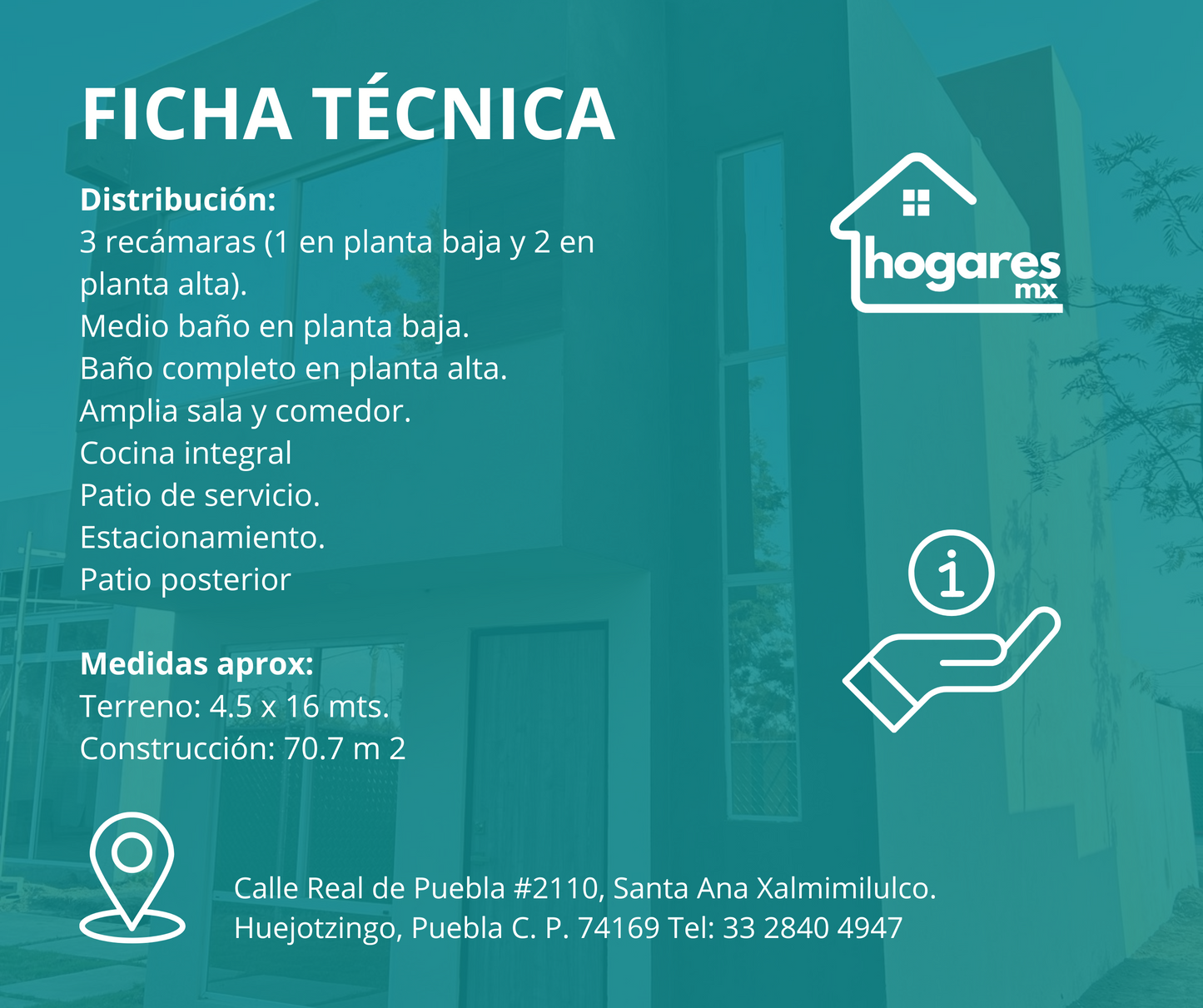 Casas Zona Aeropuerto, cerca de Cholula | 3 Recámaras | INFONAVIT FOVISSSTE