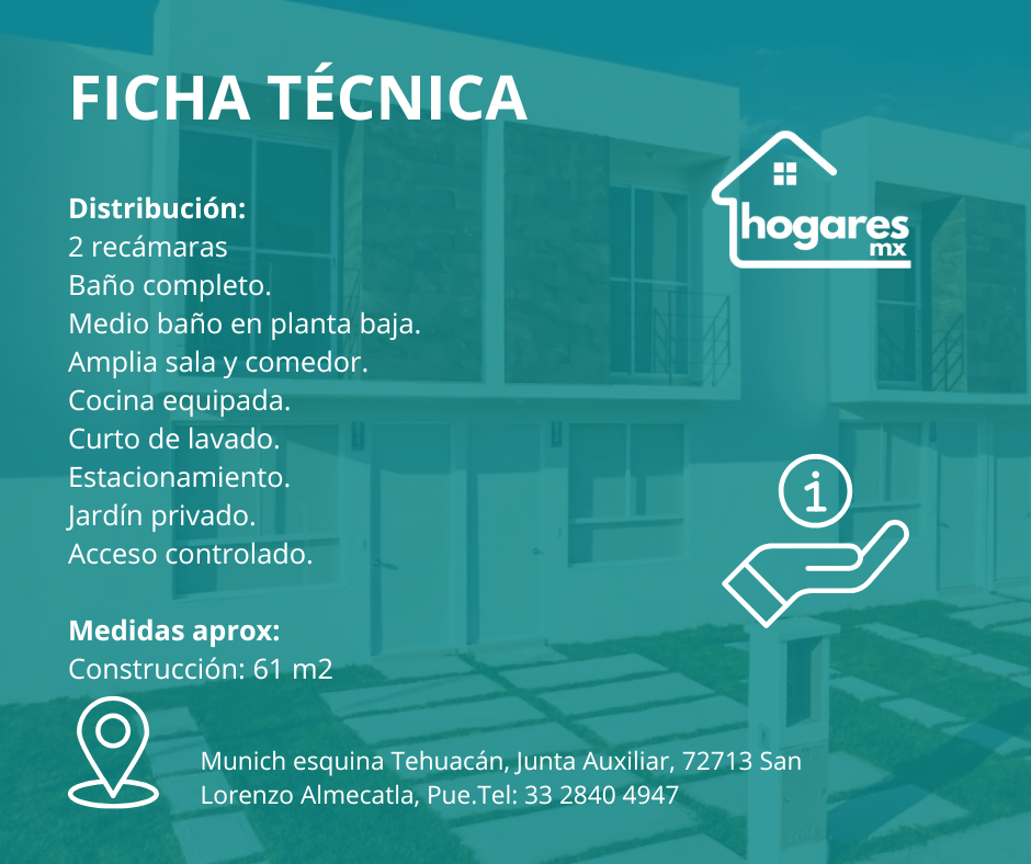 Casa en Cuautlancingo | 2 Recámaras | INFONAVIT FOVISSSTE