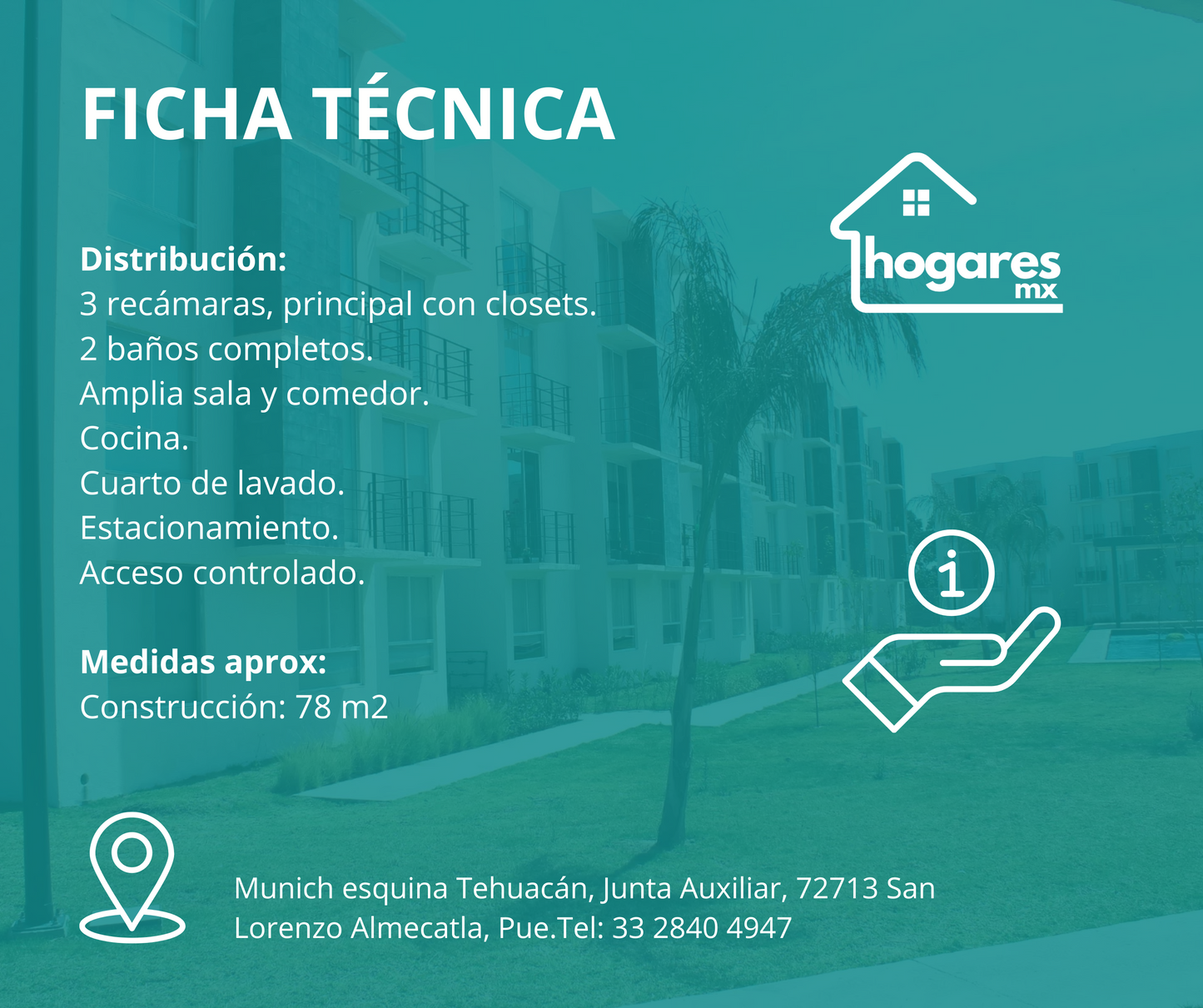 Departamentos con Alberca en Cuautlancingo | 3 Recámaras | Puebla